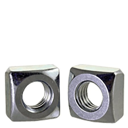 NEWPORT FASTENERS 5/8"-11 Square Nuts Grade 2 Steel/Zinc Plated , 400PK 136504-BR-400